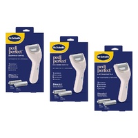 Scholl Pedi Perfect Electronic Foot File Pack of 3