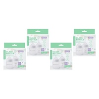 New Beginnings Glass Bottle with Outer Silicone 120mL Twin Pack Bundle of 4