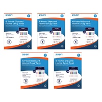 2SAN 6 Panel Dipcard Home Drug Test 5 Pack Bundle of 5