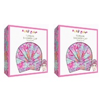Alex Mason Turban Shower Cap Floral Pack of 2
