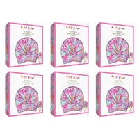 Alex Mason Turban Shower Cap Floral Pack of 6