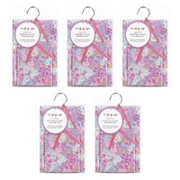 Alex Mason Scented Sachet Hanger Duo Floral 2 Piece Set Pack of 5