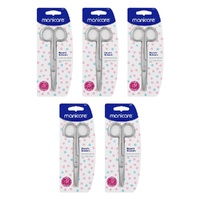 Manicare Nurse's Scissors Blunt/Sharp Tips Pack of 5