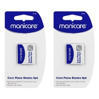 Manicare Corn Plane Replacement Blades 5 Pack Bundle of 2