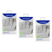 Manicare Eco Exfoliating Gloves Recycled Polyester Pack of 3