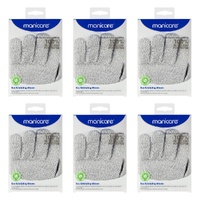 Manicare Eco Exfoliating Gloves Recycled Polyester Pack of 6