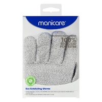 Manicare Eco Exfoliating Gloves Recycled Polyester