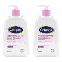 Cetaphil Nourishing Oil to Foam Cleanser 236mL Pack of 2