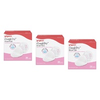 Pigeon Comfy Feel Breast Pad 36 Pack Bundle of 3