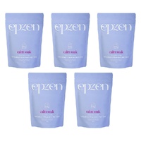 EpZen Calm Soak Magnesium Bath Flakes 500g Pack of 5