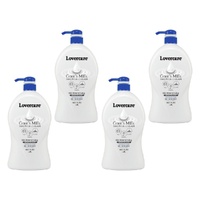 Lovercare Goat's Milk Shower Cream Sensitive Skin 1.2L Pack of 4