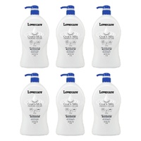 Lovercare Goat's Milk Shower Cream Sensitive Skin 1.2L Pack of 6
