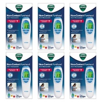 Vicks Non-Contact Forehead 3-in-1 Thermometer Pack of 6