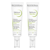 Bioderma Sébium Kerato+ Anti-Blemish Gel Cream 30mL Pack of 2