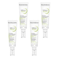 Bioderma Sébium Kerato+ Anti-Blemish Gel Cream 30mL Pack of 4