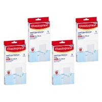 Elastoplast Waterproof 4XL Sterile Dressing 5 Pack Bundle of 4