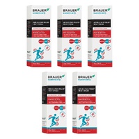 Brauer Magnesium + Pain Relief Heat Cream 100g Pack of 5