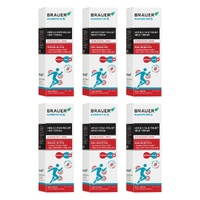 Brauer Magnesium + Pain Relief Heat Cream 100g Pack of 6