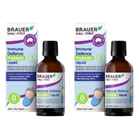 Brauer Baby & Child Immune Defence Probiotic Liquid 45mL Pack of 2