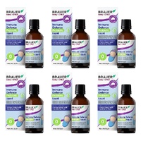 Brauer Baby & Child Immune Defence Probiotic Liquid 45mL Pack of 6