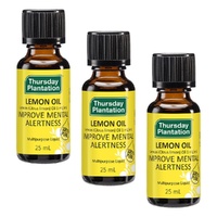 Thursday Plantation 100% Pure Lemon Oil 25mL Pack of 3