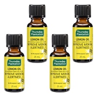 Thursday Plantation 100% Pure Lemon Oil 25mL Pack of 4