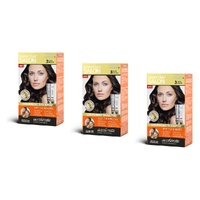 Lovercare Hair Salon Color Shampoo 3 Dark Brown Pack of 3