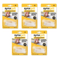 Synx Synxgeli Bunion Shields With Toe Separator 2 Pack Bundle of 5