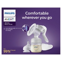 Philips Avent Manual Breast Pump with Bottle