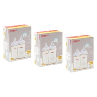 Pigeon SofTouch BPP Nursing Bottle PPSU Twin Pack 240mL Bundle of 3