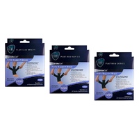 Neat Feat Spandex Gel Ankle Brace, Medium Pack of 3