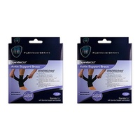Neat Feat Spandex Gel Ankle Brace, Large Pack of 2