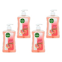 Dettol Antibacterial Hand Wash Grapefruit 500mL Pack of 4