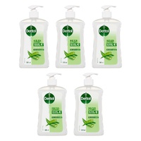 Dettol Antibacterial Handwash Aloe Vera & Vitamin E 500mL Pack of 5