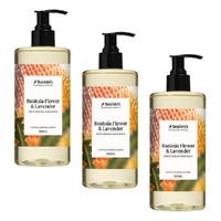 Bosisto's Banksia Flower and Lavender Hand Wash 500mL x 3 Bundle of 3