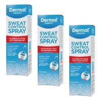 Dermal Therapy Sweat Control Spray 60mL Pack of 3