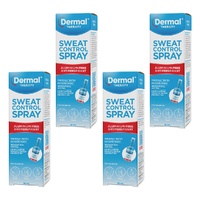 Dermal Therapy Sweat Control Spray 60mL Pack of 4