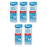 Dermal Therapy Sweat Control Spray 60mL Pack of 5