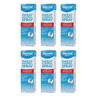 Dermal Therapy Sweat Control Spray 60mL Pack of 6