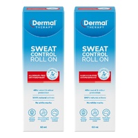 Dermal Therapy Sweat Control Roll On 60mL Pack of 2