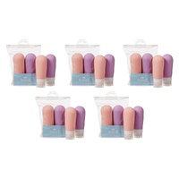 Pharmacy Health Refillable Silicone Bottles Large 100ml 2 Pack Bundle of 5
