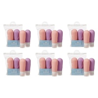 Pharmacy Health Refillable Silicone Bottles Large 100ml 2 Pack Bundle of 6