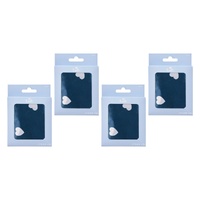 Pharmacy Health Fabric Shower Cap Pattern Pack of 4