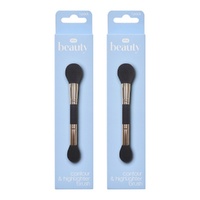Pharmacy Health Contour & Highlight Brush Pack of 2
