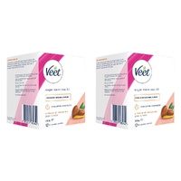 Veet Sugar Warm Wax Hair Removal Kit With Argan Oil 360g Pack of 2