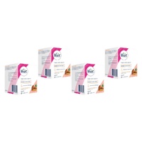 Veet Sugar Warm Wax Hair Removal Kit With Argan Oil 360g Pack of 4