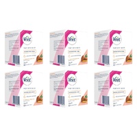 Veet Sugar Warm Wax Hair Removal Kit With Argan Oil 360g Pack of 6