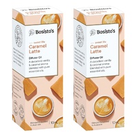 Bosisto's Caramel Latte Diffuser Oil 10mL Pack of 2
