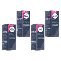 Veet Expert Legs and Body & Full Bikini Hair Removal Cream 100mL Pack of 4