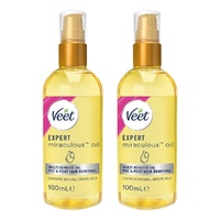 Veet Expert Miraculous Oil for Pre and Post Hair Removal 100mL Pack of 2
